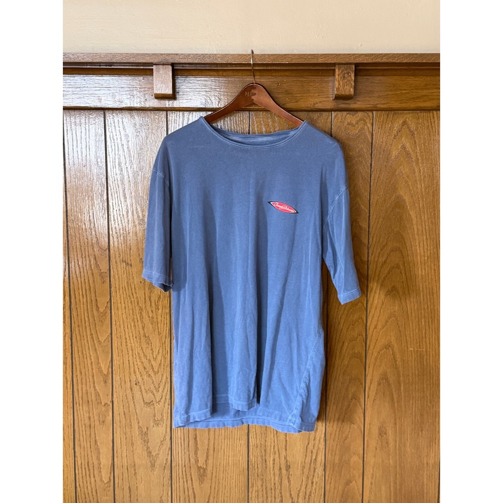 Tommy Bahama Relax Mens T Shirt Blue Graphic Short Sleeve Cotton M